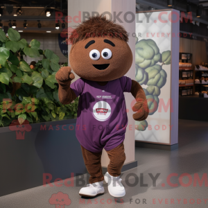 Brown Grape maskot kostyme...