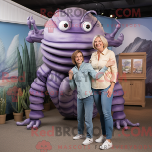 Lavender Trilobite mascot...