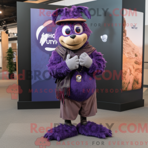 Purple Heart maskot kostume...