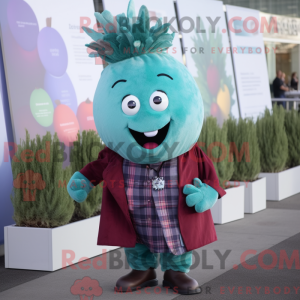 Teal Beet Maskottchen...