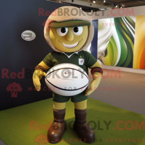 Postava maskota Olive Rugby...