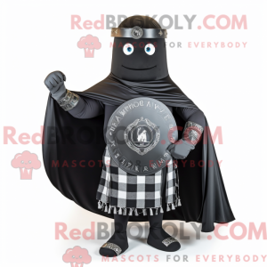Black Celtic Shield mascot...