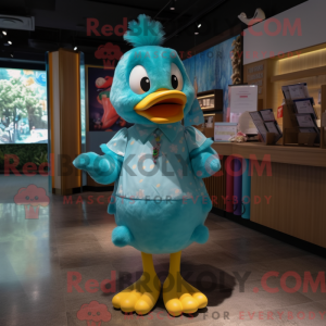 Máscara de pato turca kledd...