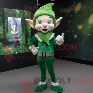 Forest Green Elf mascot...