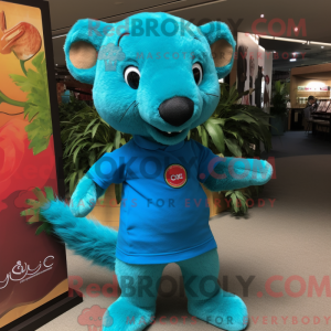 Turquoise Mongoose mascot...