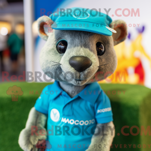Turquoise Mongoose mascot...