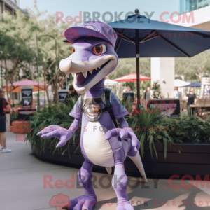 Lavendel Dimorphodon maskot...