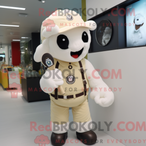 Cream Ice mascot costume...