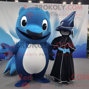Blue Killer Whale maskot...