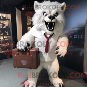 White Werewolf mascot...