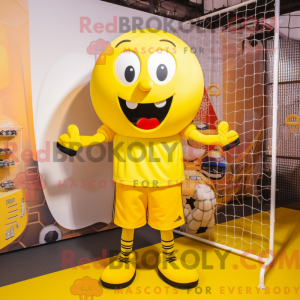 Yellow Soccer Goal...