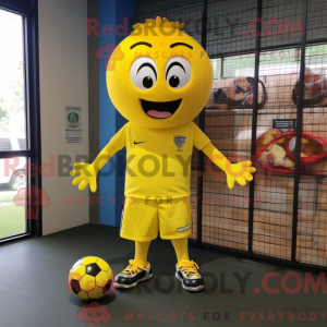 Maskotdraktfigure Yellow...