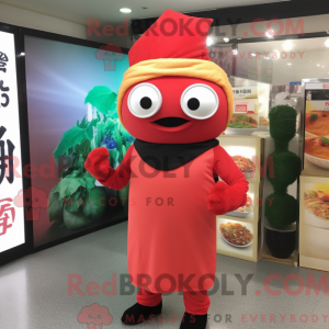 Red Fried Rice mascot...