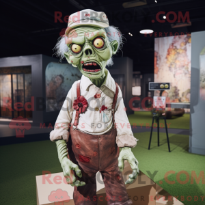 Zombie maskot kostume...