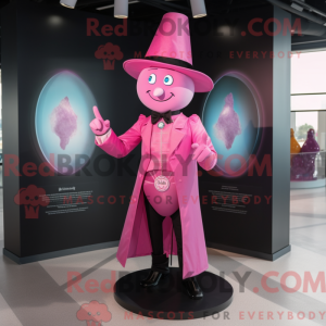 Pink Magician mascot...