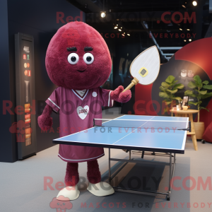 Maroon Ping Pong Table...