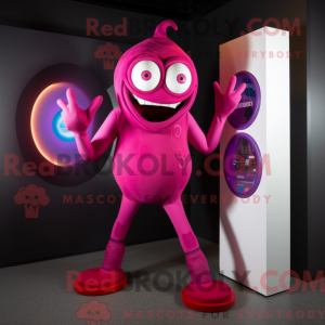 Magenta Cyclops mascot...