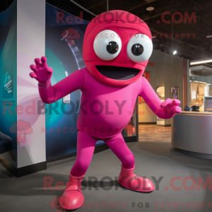 Magenta Cyclops maskot...