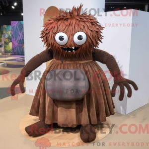 Brown Spider mascot costume...
