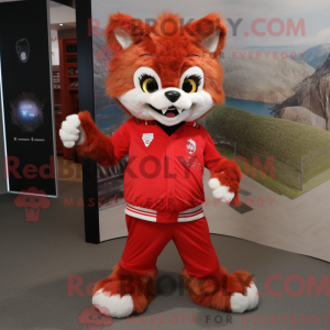 Maskottchenkostüm Roter...