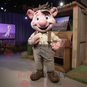 Lavender Sow Maskottchen...