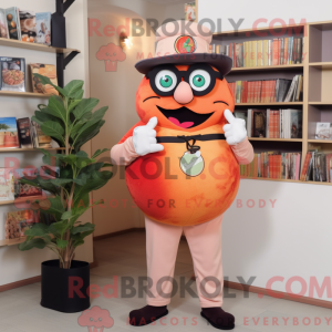 Peach Moussaka mascot...