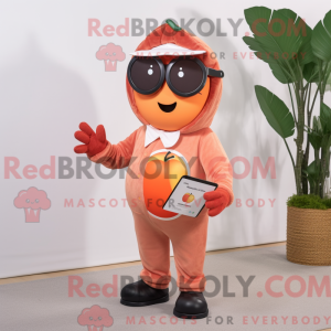 Peach Moussaka mascot...