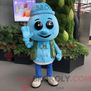 Postava maskota Sky Blue...