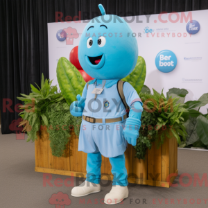 Sky Blue Beet maskot...