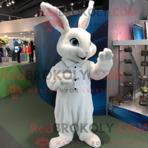 White Wild Rabbit mascot...