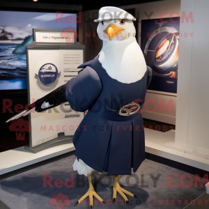 Navy Gull mascot costume...