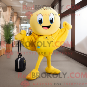 Yellow Stingray mascot...