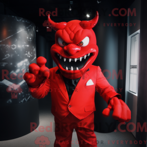 Máscara do Demônio Vermelho...