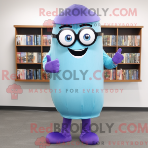 Sky Blue Eggplant mascot...