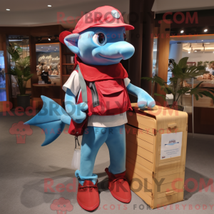 Red Dolphin maskot...