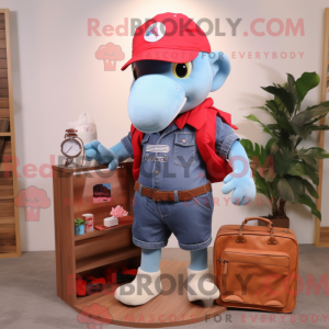 Red Dolphin maskot...