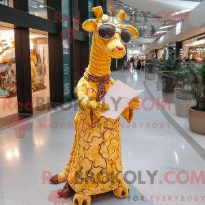Máscara de girafa de...