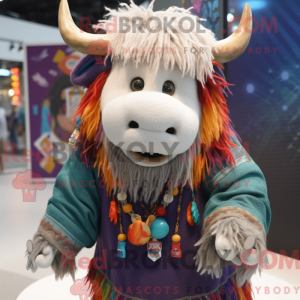 Yak maskot drakt karakter...