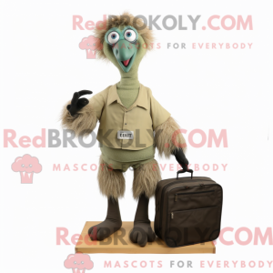Postava maskota Olive Emu...