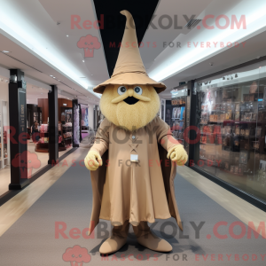 Gold Witch S Hat mascot...