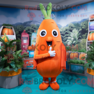 Carrot mascot costume...