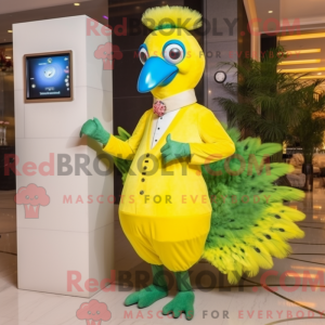 Zitronengelber Pfau als...