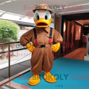 Brun And maskot kostume...