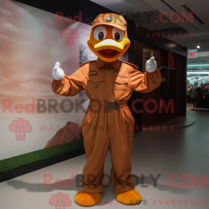 Brun And maskot kostume...
