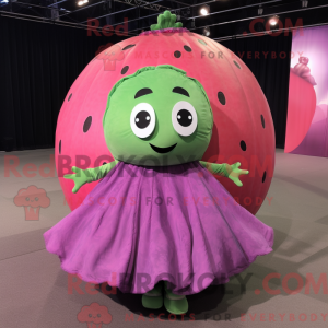 Lavendel vandmelon maskot...