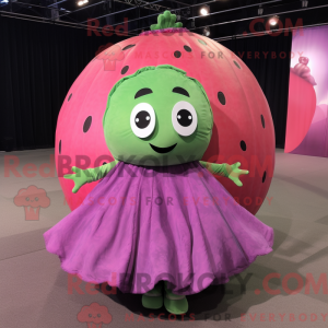 Lavendel vannmelon maskot...