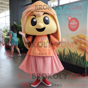 Costume de mascotte Peach...