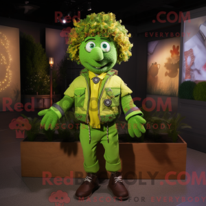 Lime Green Scarecrow...