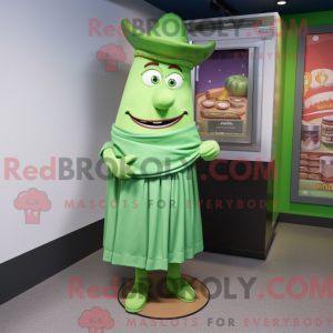 Green Fajitas mascot...