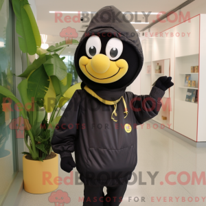 Sort Baa maskot kostume...